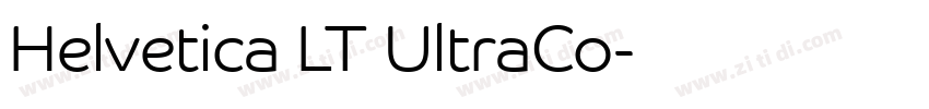 Helvetica LT UltraCo字体转换
